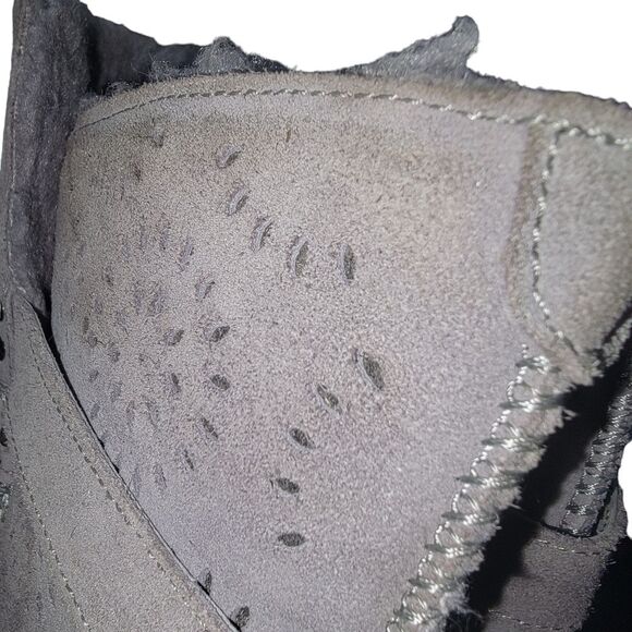 Bearpaw Amie tall suede & wool blend boots size 10 - Picture 5 of 7